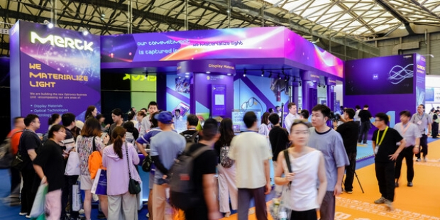 默克电子科技业务光电科技事业部以全新形象参加DIC EXPO 2025